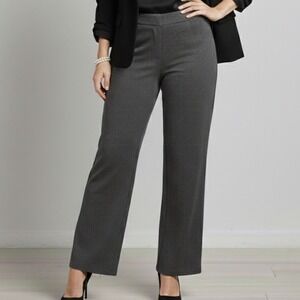 J.‎ Jill Wearever Collection Trousers Dark Gray Flare Leg Pants Women's S